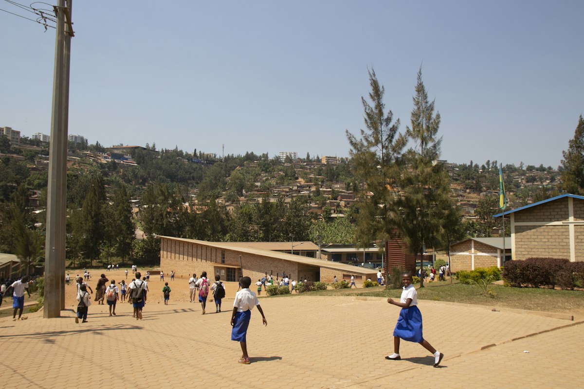 Children spending time together outdoors